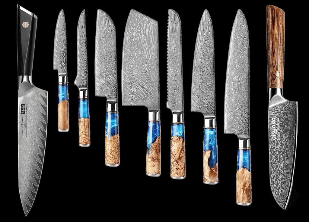 Best Damascus Kitchen Knife Set