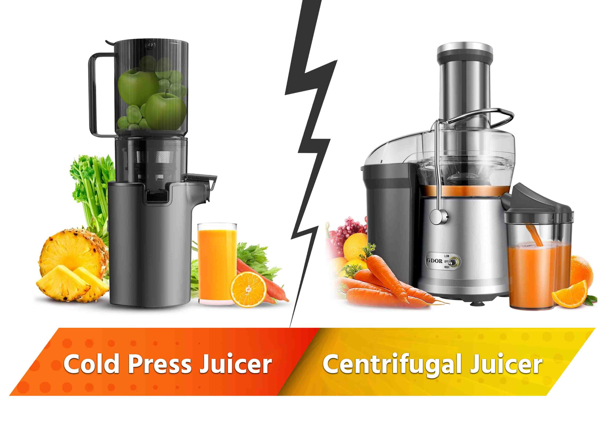 Cold Press Juicer VS Centrifugal Juicer