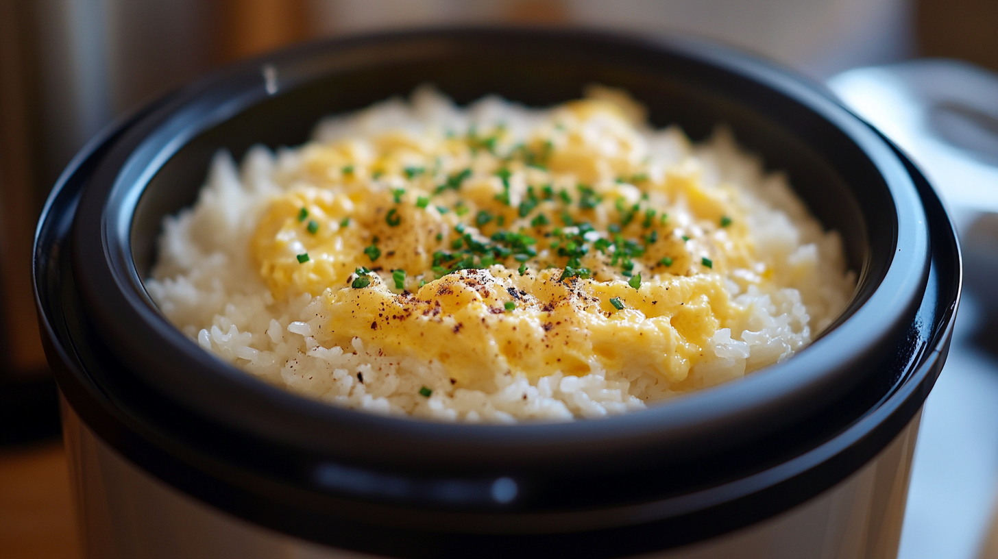 how to cook eggs in dash rice cooker